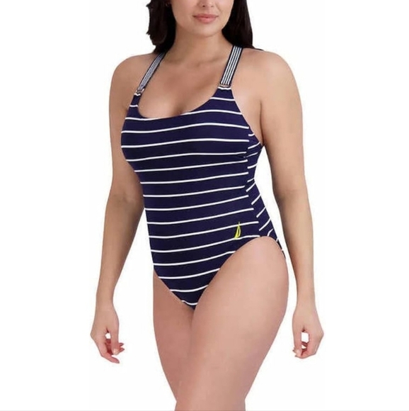 Nautica Other - Nautica Women's Cross Back One Piece Swimsuit. Size XL